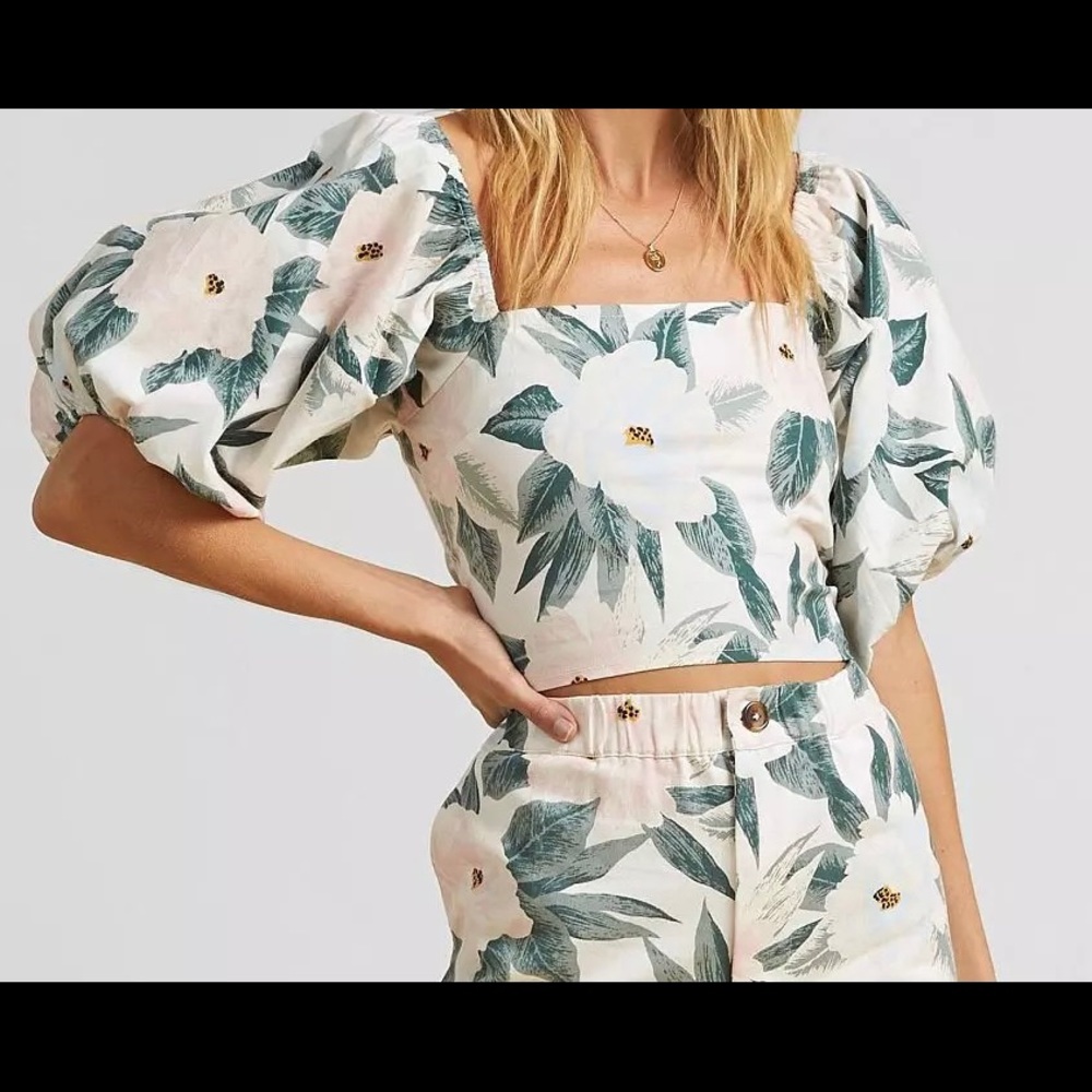 Salty Blonde x Billabong Sun Glow Top